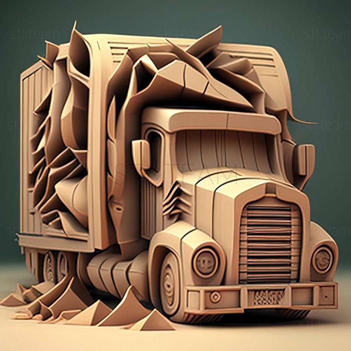 3D модель Игра Контрабандный грузовик (STL)
